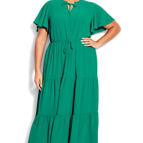 loralette Dresses & Skirts - Loralette Happy Teir Jade Green Dress Size 26/28